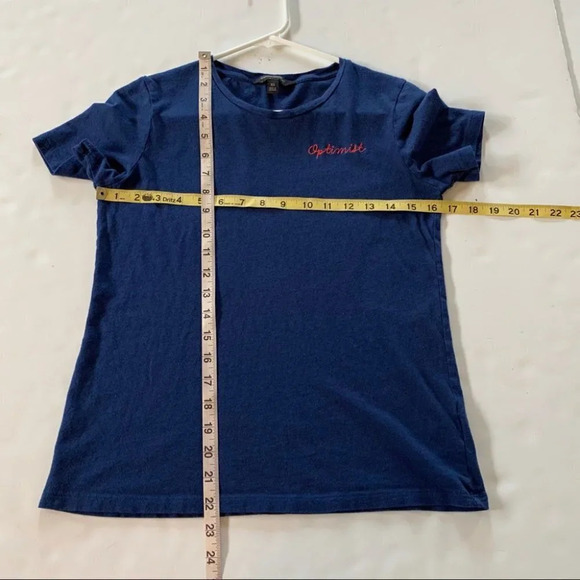 Banana Republic Optimist Tee Navy Blue Women’s Size XS Crewneck Short Sleeve - Picture 3 of 8